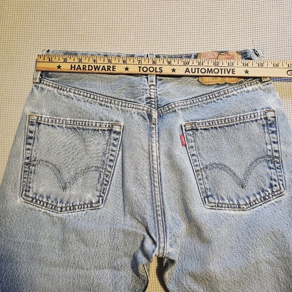Levis | Worn In Vintage 501 Cotton Straight Leg Jeans Size 33 - Picture 10 of 13